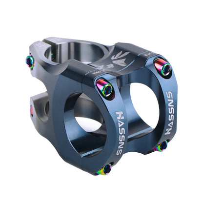 Mtb Power Stem Road Bike Mountain Bicycle Bridge Short Power 35mm Rod Handlebar Table Adjustable Grey-Titanium China