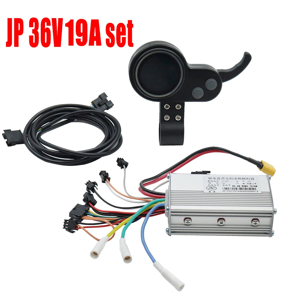 Electric Scooter LCD Meter 36/48/52/60V Universal Code Meter Color Screen Blue Screen Accelerator Suitable for JP Controller