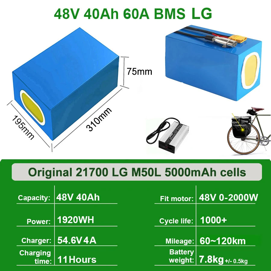 48V40Ah LG 0-2000W