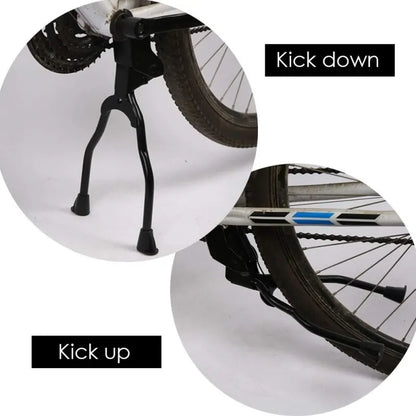 Bike Kickstand Stainless Steel Foldable Double Leg Kickstand Intermediate Stand for Mountain Bikes for Road Bikes