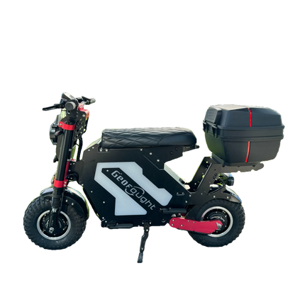 MOLO 5 72V 10000W Dual Motor Adult Seated Electric Scooter Bike – 55-75MPH, 150KM Range, Off-Road Tires