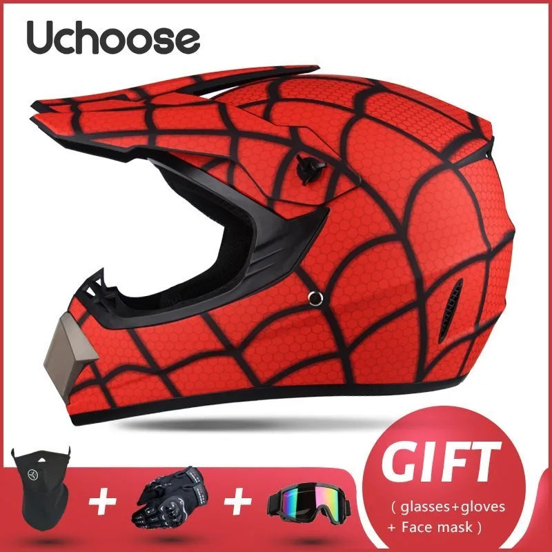 Adults Children Professional Off-road Helmet Motorcycle Helmet Downhill DOT Racing Motorcycle