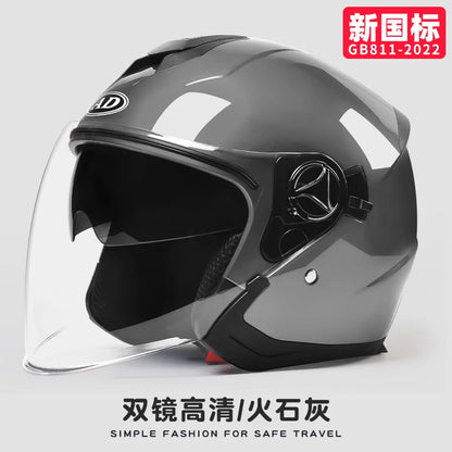 Electric Car Helmet Ladies Winter Warm Battery Car Helmet Four Seasons Motorcycle Half Helmet Male 668-10 China