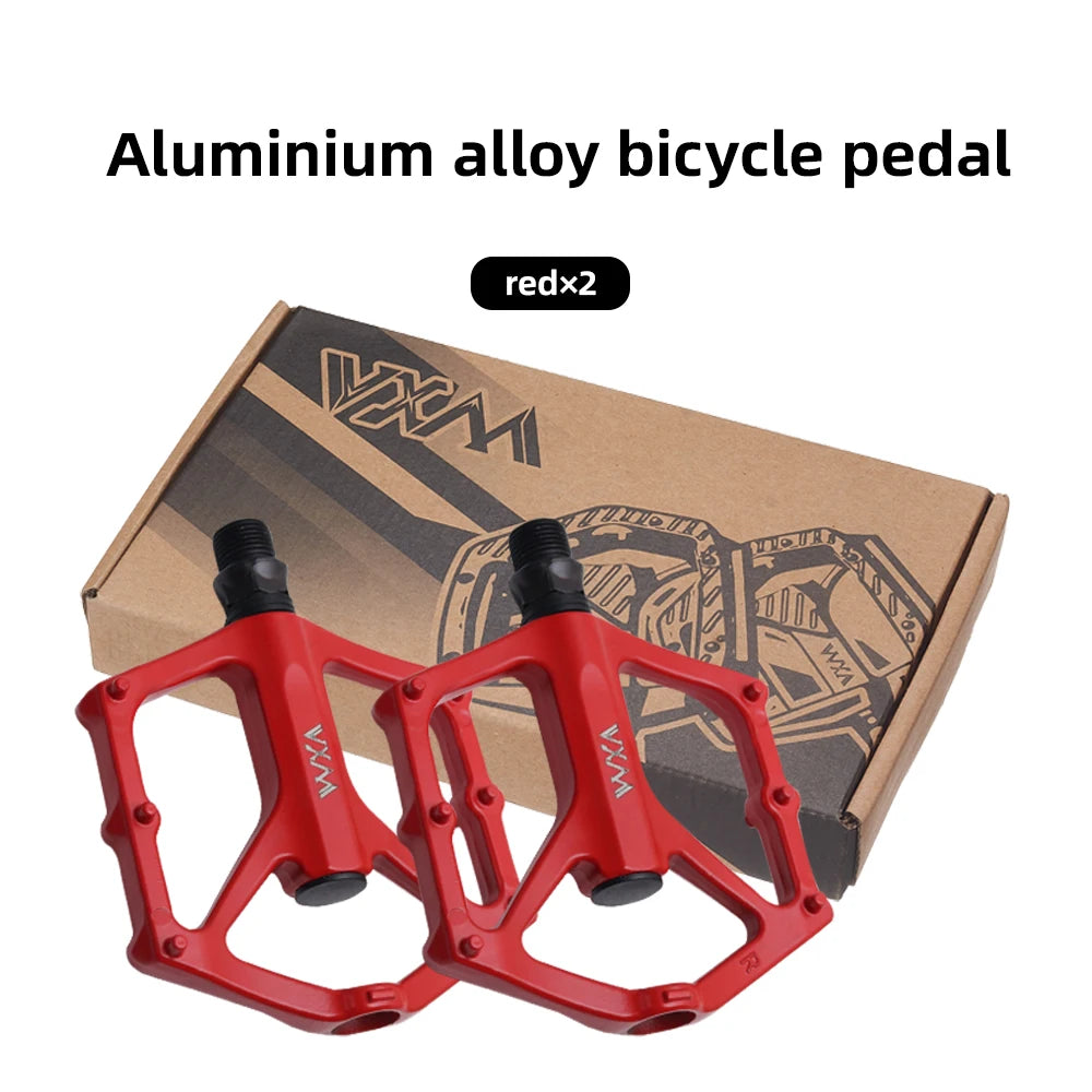 VXM Bicycle Ultralight Seal Bearings Pedals Cycling Aluminum Alloy Road MTB Bike Pedals Flat Platform Cycling Parts Accessories