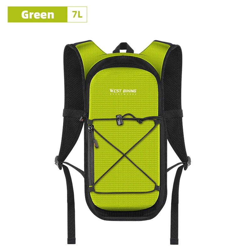 WEST BIKING 7L Cycling Backpack Bicycle Bags Outdoor Sport Climbing Hiking MTB Road Bike Hydration Backpack Men Women Bag