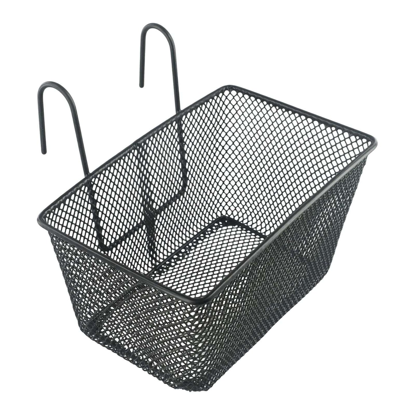 1pc E-bike Metal Mesh Bike Basket Front Handlebar Shopping Storage Kids 25x17x15CM E-Scooter Bicycle Front Handlebar Basket