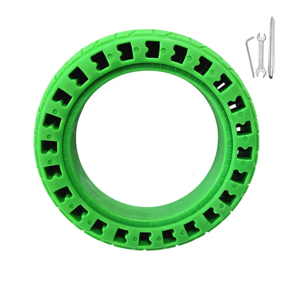 8.5x2 Inch Solid Rubber Tire 50/75-6.1 Scooter Tire For Xiaomi For M365 8.5 Inch 8 1/2x2 Solid Tyre Scooter Parts & Accessories Green CHINA