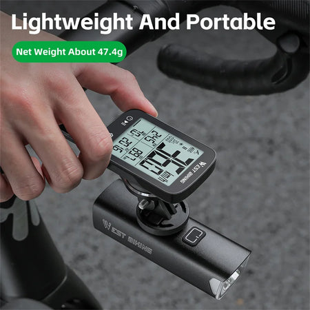 Night view display of wireless GPS bike speedometer backlight