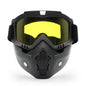 Outdoor Sport Windproof Mask Goggle Hd Bicycle Glasses Eyewear Riding Suv Summer Uv Protection Sunglasses FFMJ-yellow