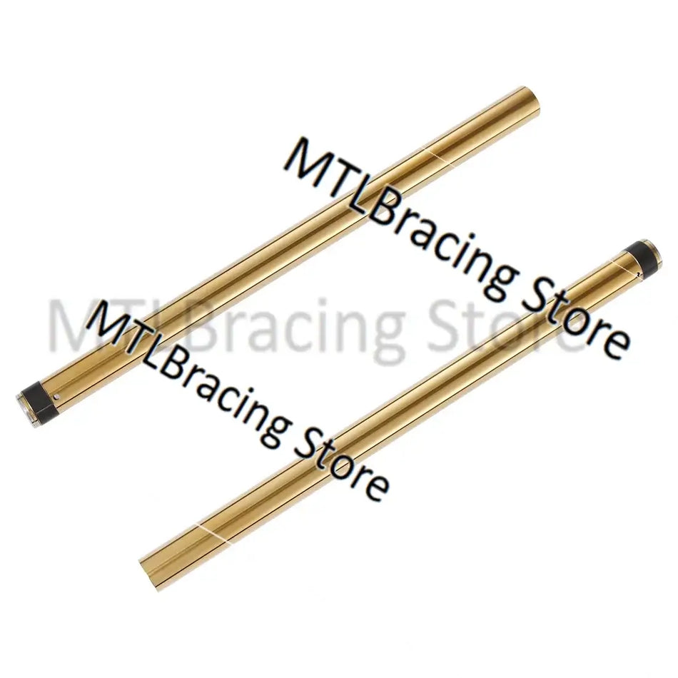 Gold/Silver Front Suspension Fork Inner Tubes For YAMAHA XJ6 Diversion 2009-2015 FZ6 FZ6R 2009-2014 20S-23110-00-00 41x595mm