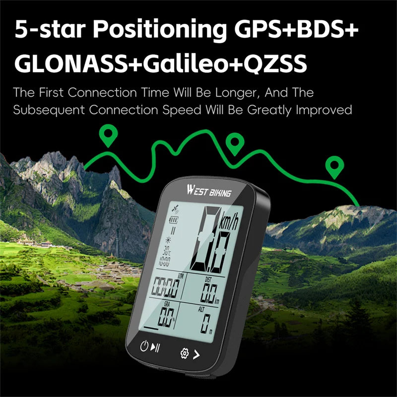 IPX7 waterproof cycle odometer working in heavy rain