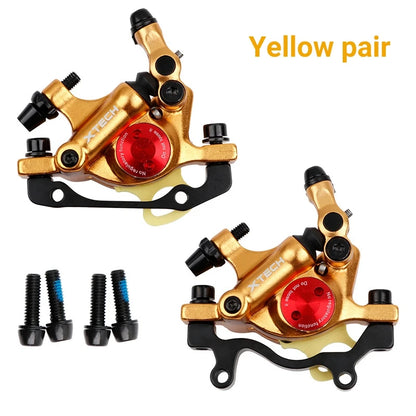 ZOOM XTECH HB100 MTB Oil Disc Hydraulic Brake Disc Brake Line Pull Calipers Front & Rear G3 rotors 120/140/160/180MM MT200 M315