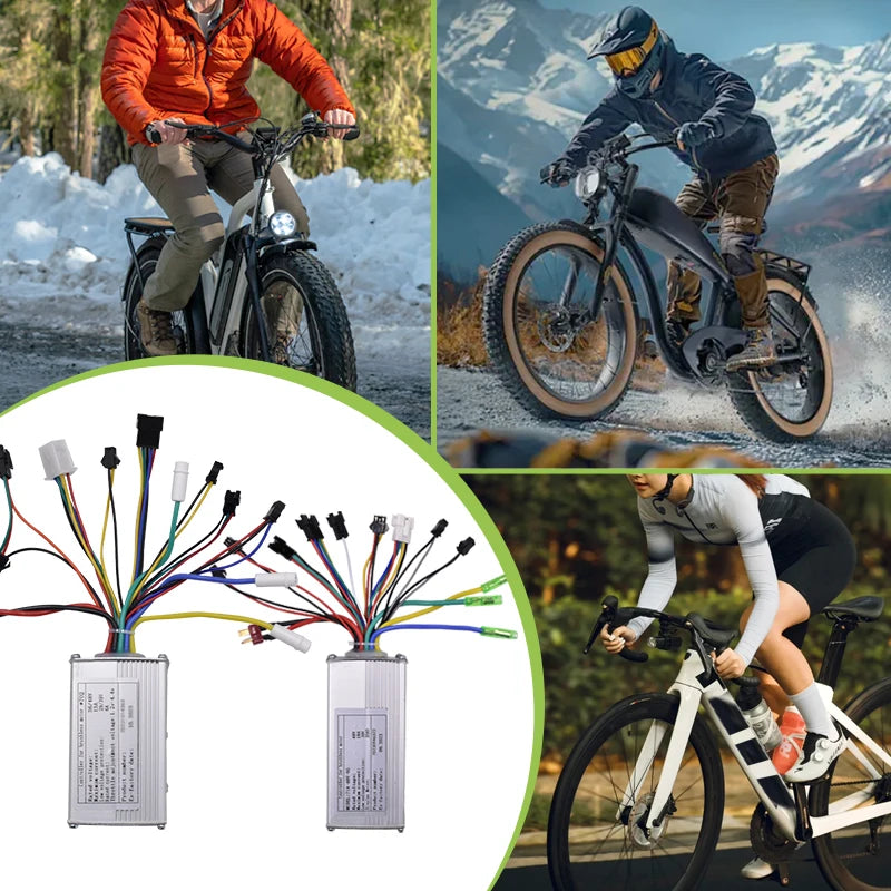 Electric Brushless Controller for Scooter, E-Bike, Bicycle Accessories, 350W, 500W, 24V,36V, 48V,60V Electric Bicycle Controller