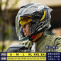 Motorcycle Dual Lens Half Helmet Big Head Circumference Helmet Windproof black gold China