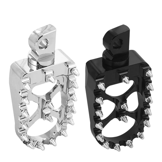 Motorcycle Foot Pegs Footrest Footpeg for Harley Dyna Fatboy Sportster 883 Street Bob Bobber Chopper