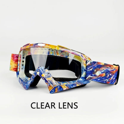 New colors Motocross Goggles Glasses Riding Skiing Sport Eye Ware MX Off Road Helmets Gafas Motorcycle Goggle for ATV DH MTB A1