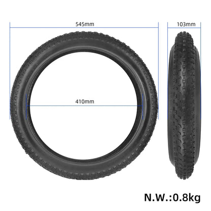 20 Inch Fat Tire 20x3.0 Bike Off-road Fat Tire E-Bike Snow Bike Beach Electric Bicycle 20*3.0 Anti-Slip Fat Tire Cycling Parts