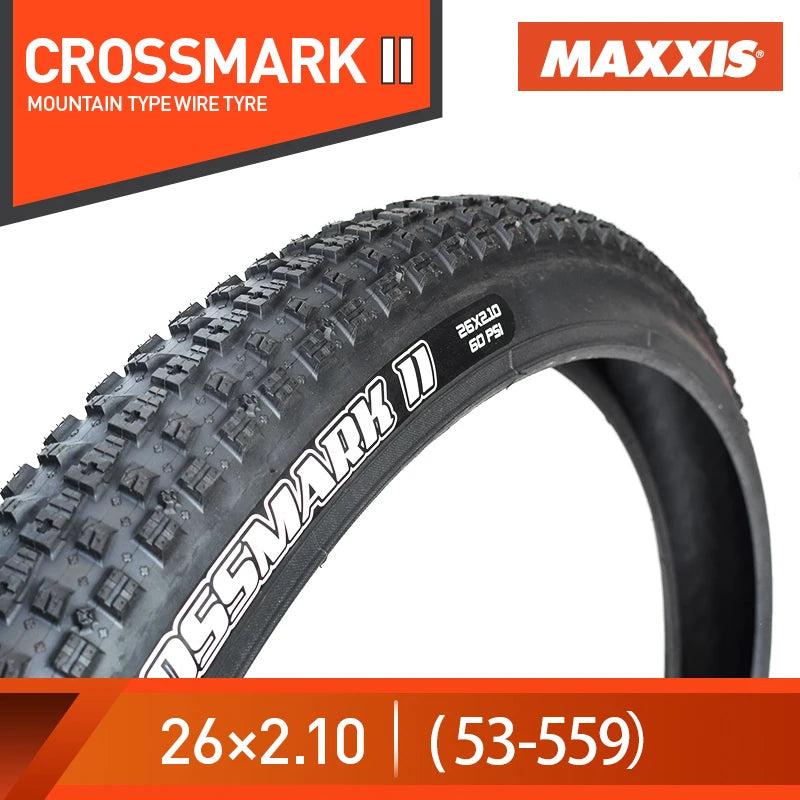 MAXXIS CROSSMARK Ⅱ Mountain Bike Tires Top Speed Control XC Bicycle Steel Wire Tyre For E-Bike MTB High Speed Control Bike Tire 26x2.10 China