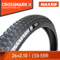 MAXXIS CROSSMARK Ⅱ Mountain Bike Tires Top Speed Control XC Bicycle Steel Wire Tyre For E-Bike MTB High Speed Control Bike Tire 26x2.10 China