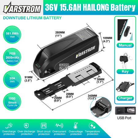 36V15.6Ah HL Battery