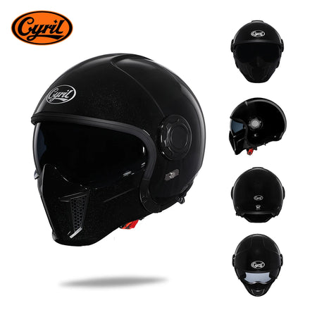 Modular Motorcycle Helmet Full Face Helmet Open Face Helmets Men helmet DOT ECE APPROVED CYRIL