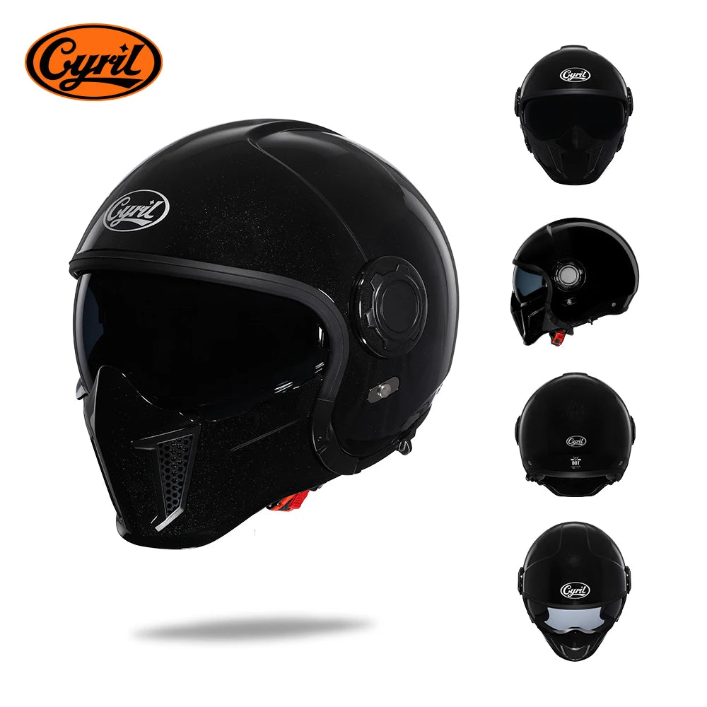 Modular Motorcycle Helmet Full Face Helmet Open Face Helmets Men helmet DOT ECE APPROVED CYRIL
