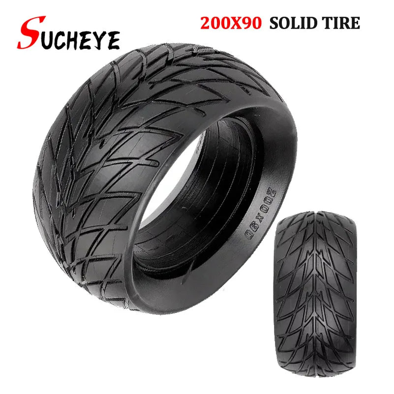 8 Inch Solid Tire 200x90 for ZERO 8X SPEEDUAL Mini Electric Scooter Anti-Explosion Tyre Replace Accessories