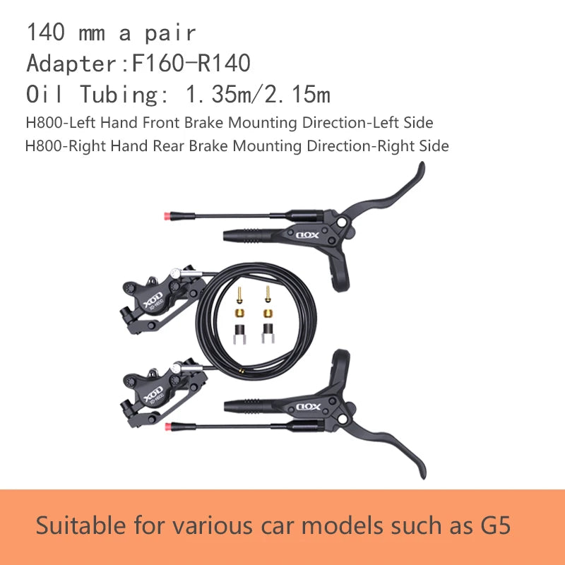 XOD H800/H880 Electric Scooter Hydraulic Disc Brake for KUKirin G2 MAX G2 Master Multiple Models Electric Scooter Brake