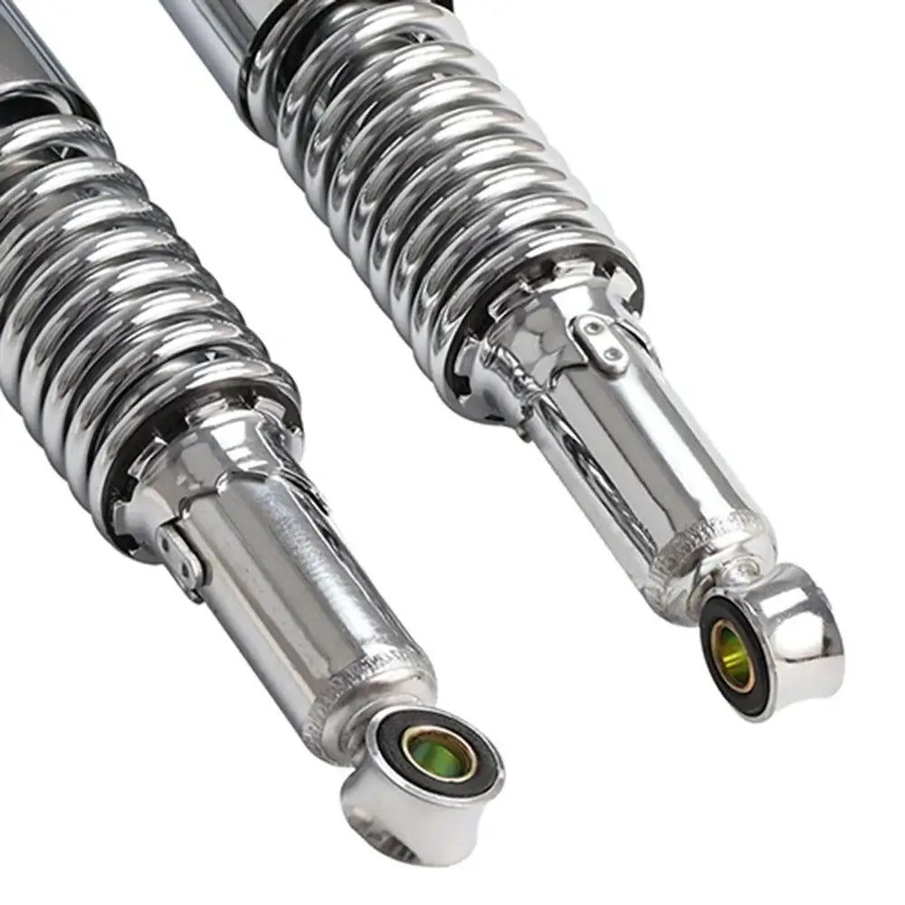 350mm Motorcycle Rear Shock Absorber with Chrome Spring Design