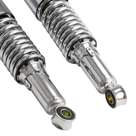 350mm Motorcycle Rear Shock Absorber with Chrome Spring Design