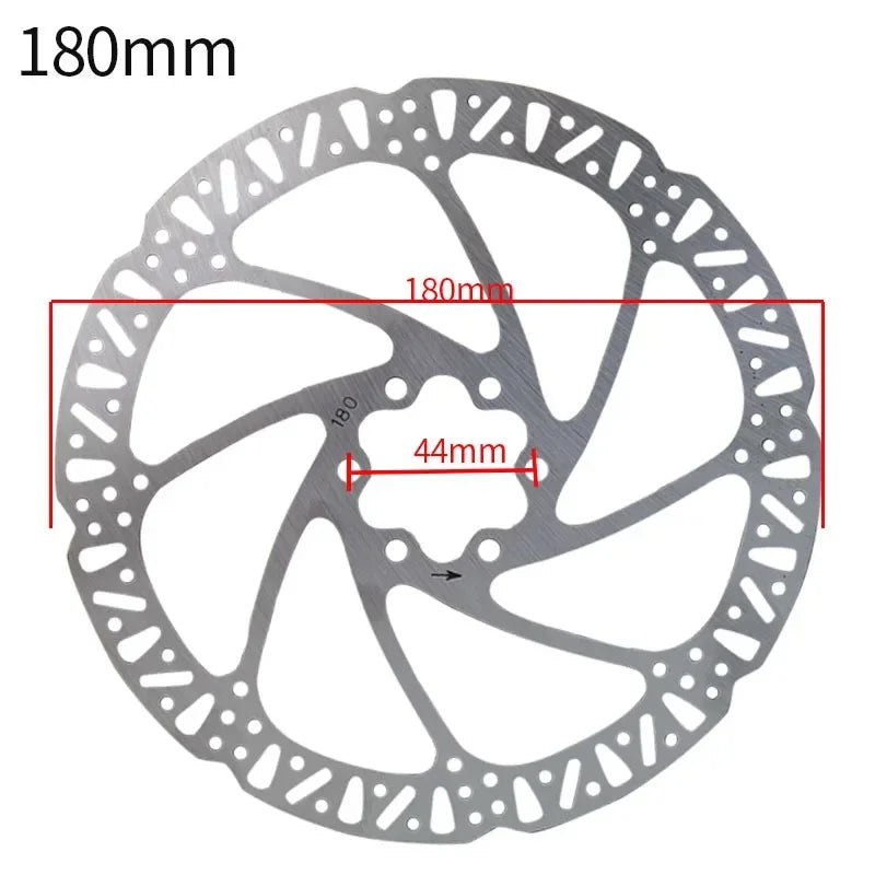 Stainless Steel Brake Rotor 110/120/140/160/180/203mm MTB Road Bike Disc with Bolts Brake Disk 180 R China