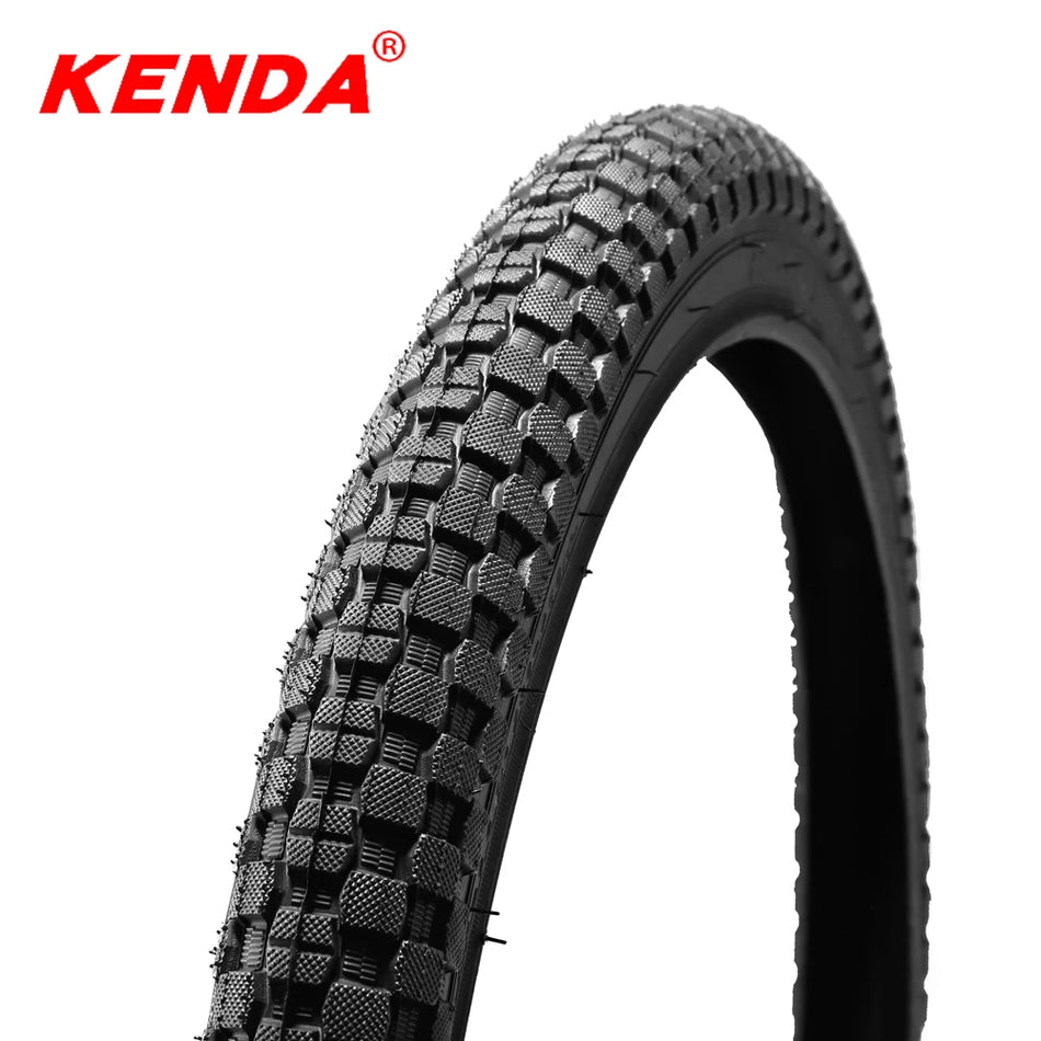 Kenda Bicycle Tire 20x2.125 20x2.35 24x2.125 - Block Pattern Anti-Slip for BMX, MTB, Mountain & Biketrial Bikes
