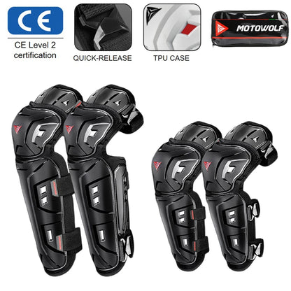 Summer Motorcycle Knee Pads - CE Approved Joint Protection