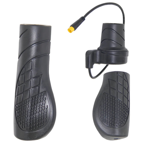 20X Half Throttle for Electric Bicycle Left Right Sleeve Rotary Handle Waterproof Connector Electric Scooter Accelerator