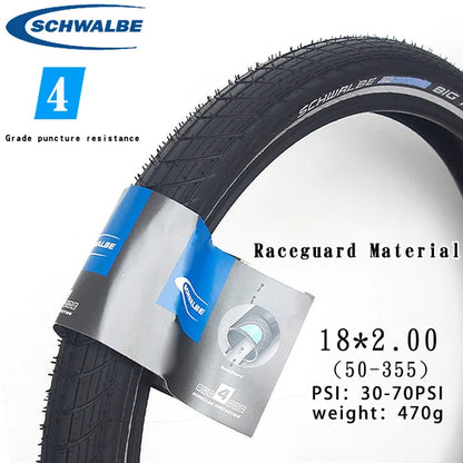 Schwalbe Big Apple 12 14 Inch 14*2.00 COMFORT Bike Tire 16 18Inch 16*2.00 18*2.00 20*2.00 For Bicycles and E-bikes 18X2.00 Wire China
