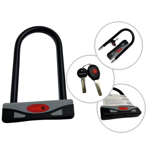 Shackle Lock 170x270mm Heavy Duty High-Security Anti-Theft Lock with Thick Shackle