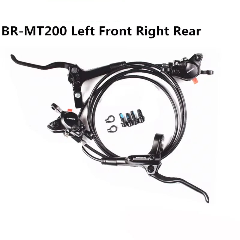 Shimano MT200 hydraulic disc brake set for MTB and e-bike