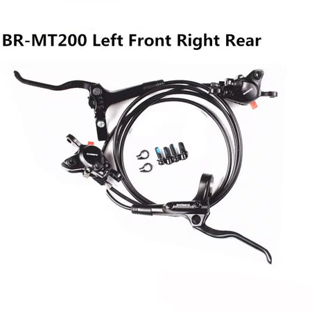 Shimano MT200 hydraulic disc brake set for MTB and e-bike