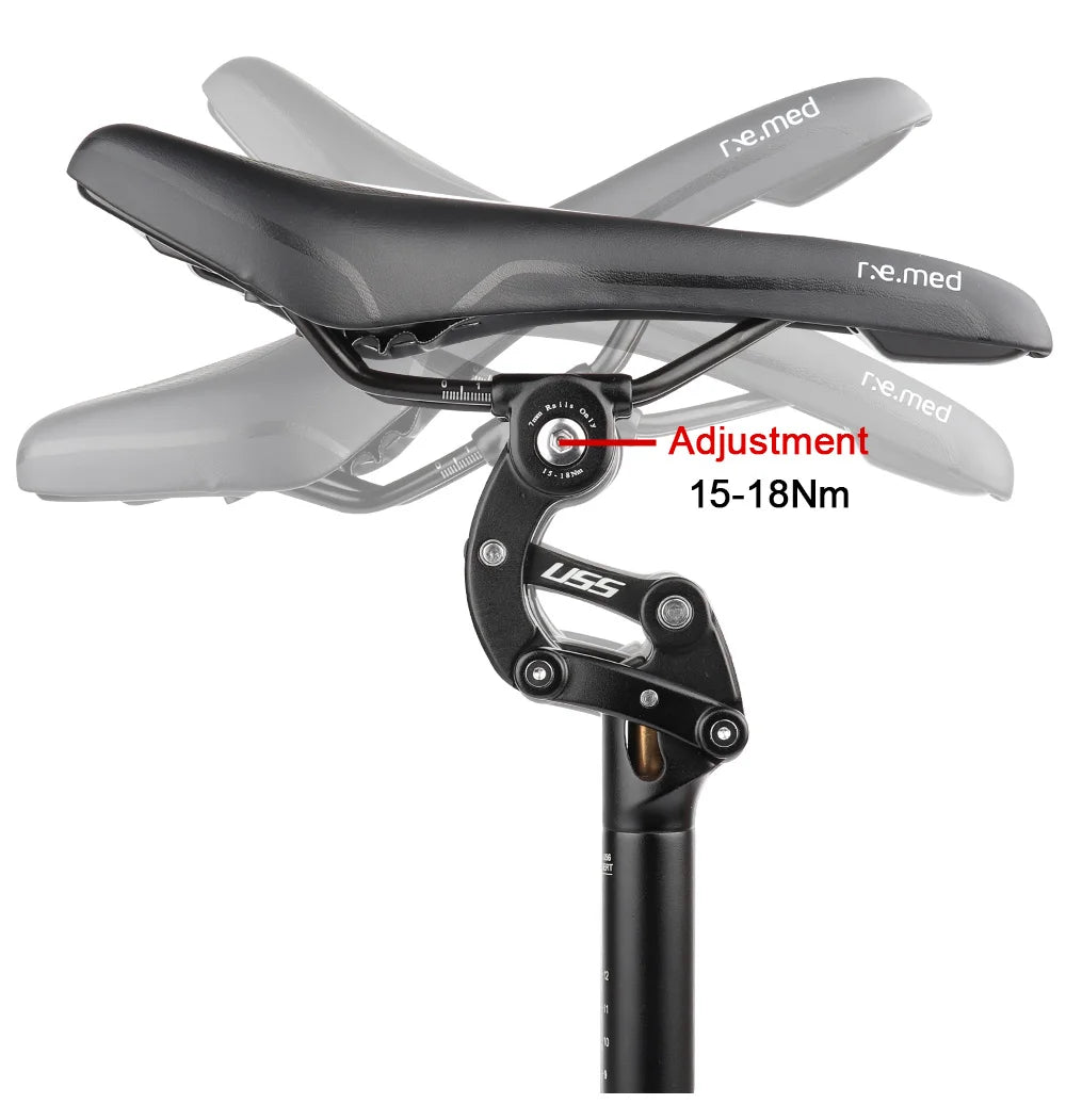 Shock absorbing bicycle seat post