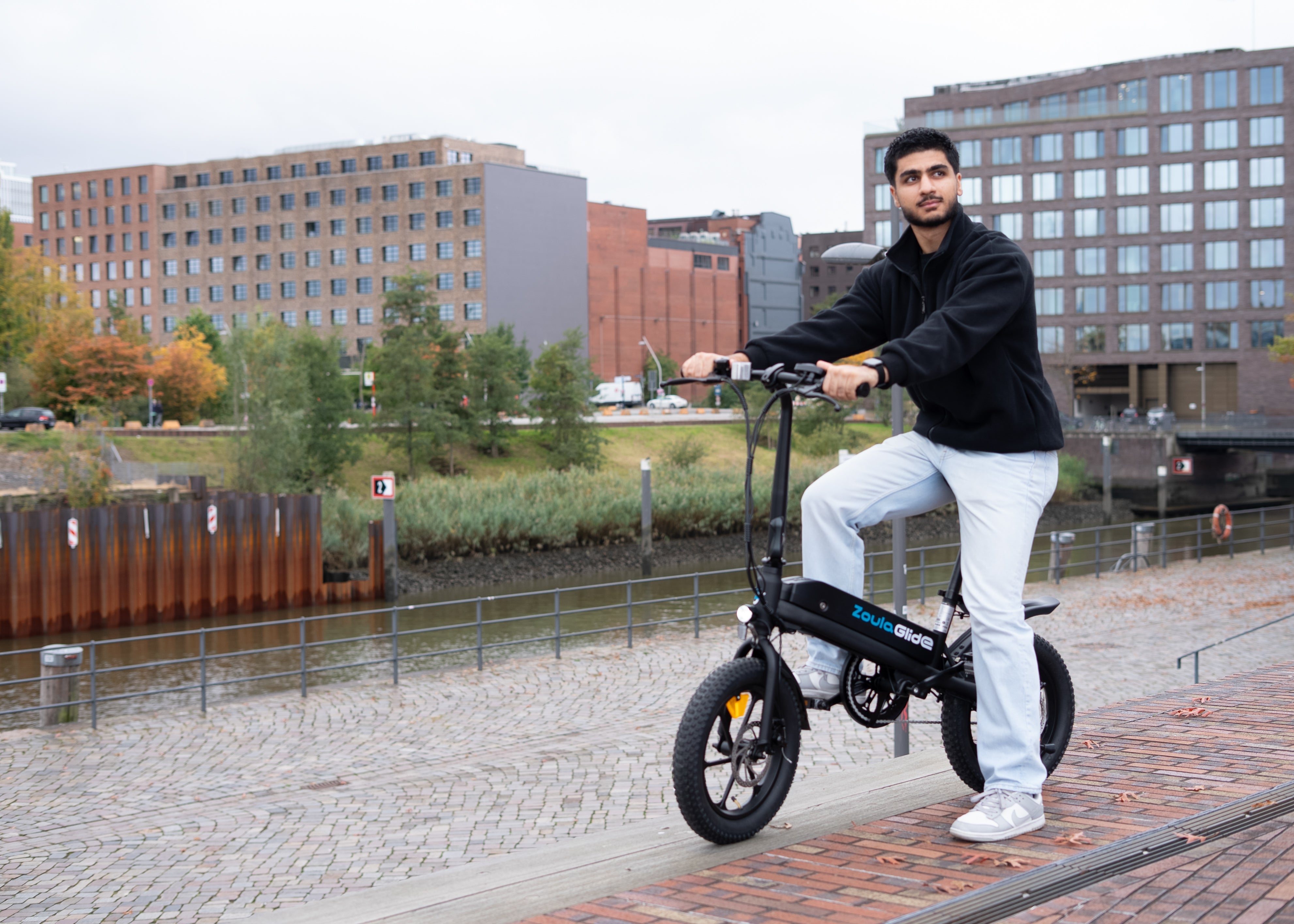   S5 16x3" Foldable Electric Bike - 350W Motor, 36V Battery, Dual Disc Brakes