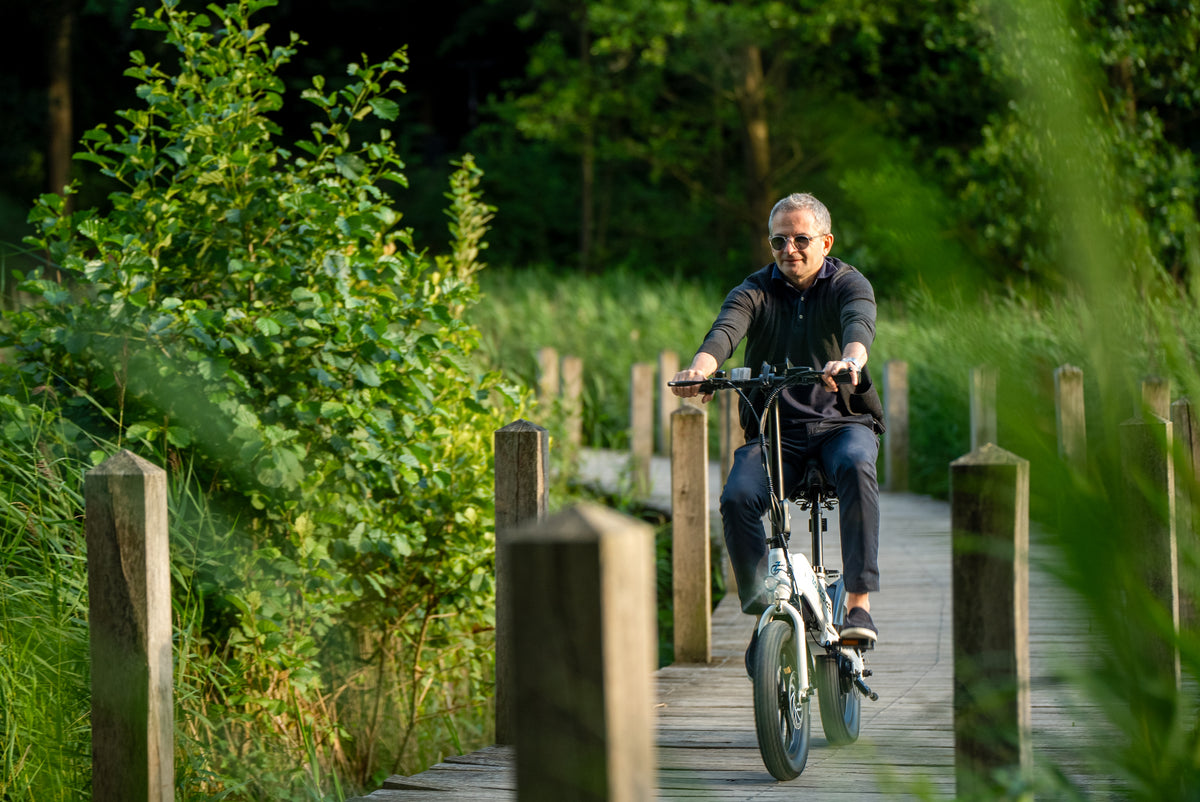   S5 16x3" Foldable Electric Bike - 350W Motor, 36V Battery, Dual Disc Brakes