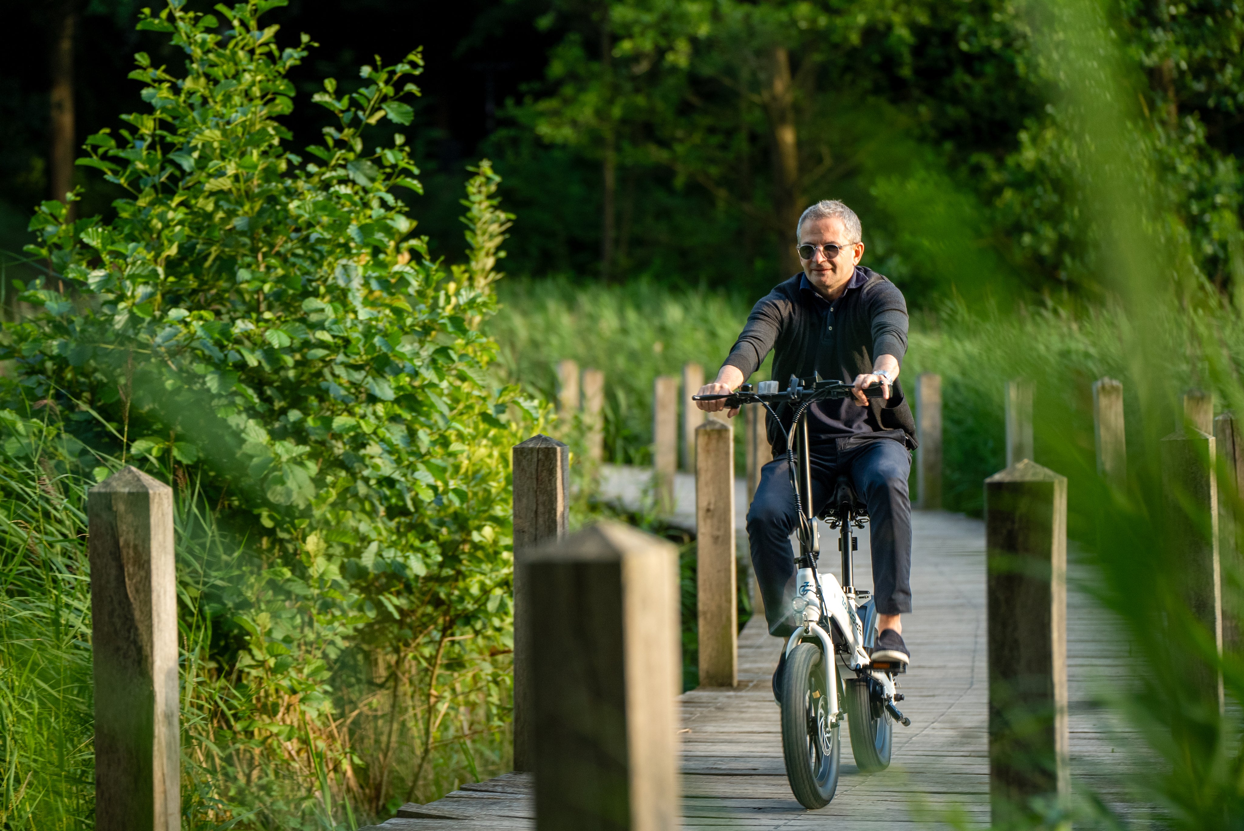   S5 16x3" Foldable Electric Bike - 350W Motor, 36V Battery, Dual Disc Brakes