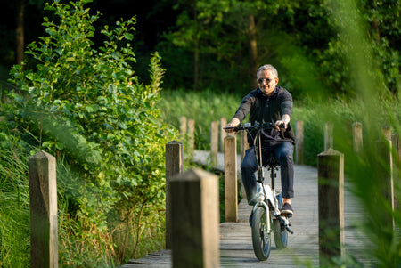   S5 16x3" Foldable Electric Bike - 350W Motor, 36V Battery, Dual Disc Brakes