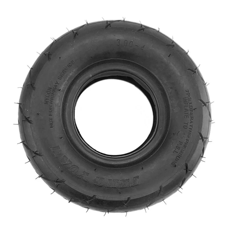 Side view of 260x85 electric scooter tire