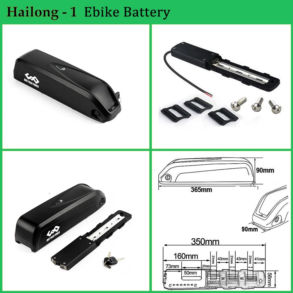 Smart BMS Protected Ebike Battery