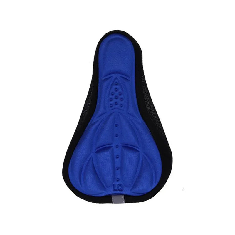 Soft gel padded bicycle saddle cover for long distance cycling