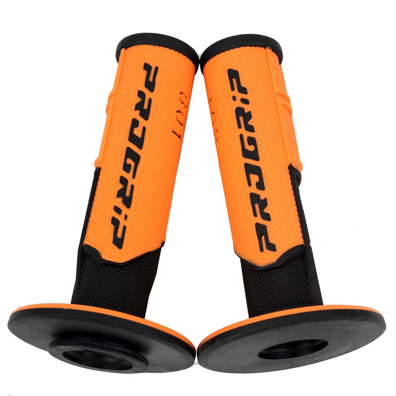 Soft rubber bike handle grips with firm control