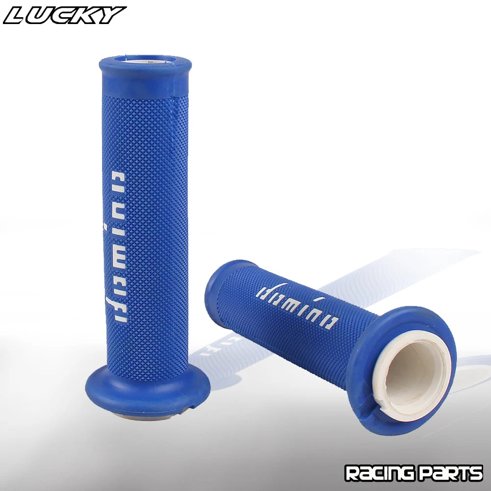 Soft rubber motocross grips for long rides
