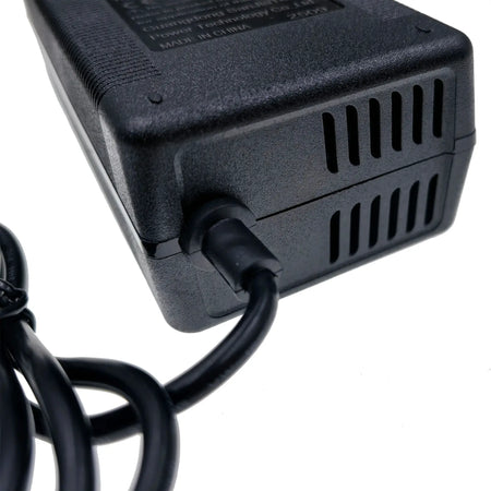 53.6V 2A Smart Lithium Battery Charger for 48V 13S Li-ion Battery (MI4 Ultra Plug) with power cable.