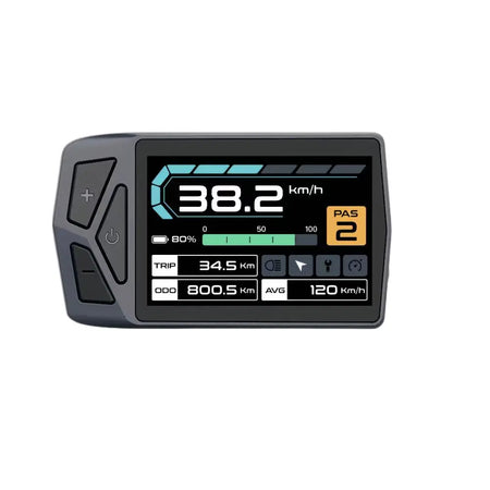 Speed limit unlock setting on electric bicycle control screen